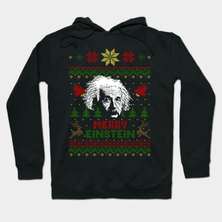 Albert Einstein Merry Einstein Hoodie